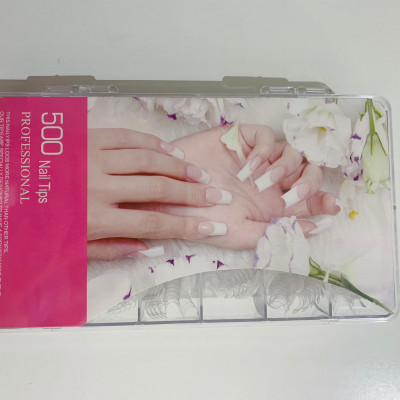 tips de uñas 500 transparente