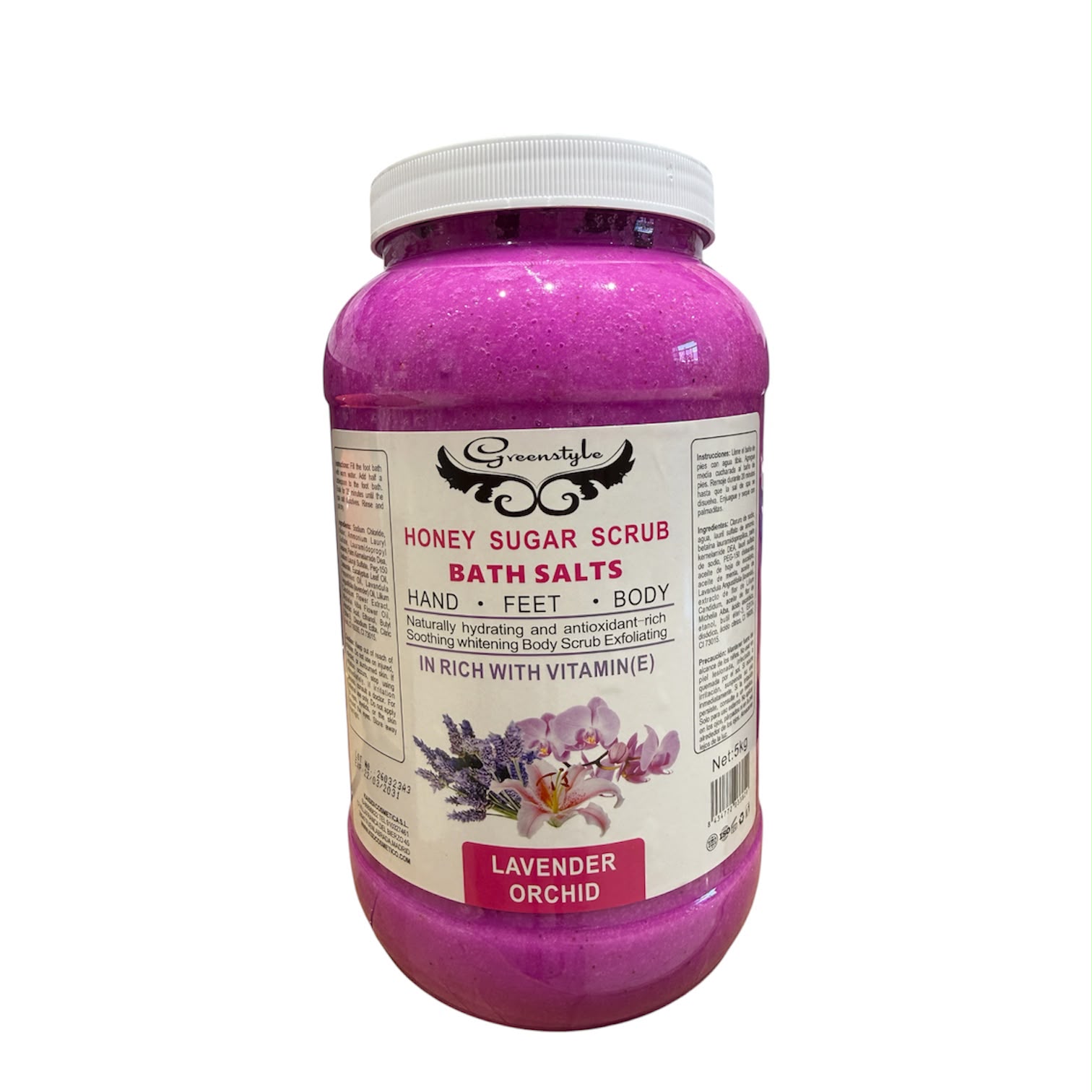 EXFOLIANTE SAL LAVANDA 5KG GREENSTYLE